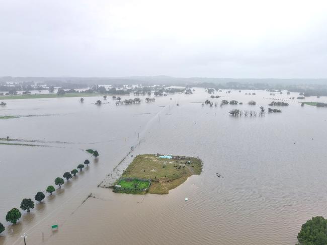 Aerial view of Port Lane (Oxley Highway) looking towards the direction of Port Macquarie. Picture: Facebook/Ben Jose