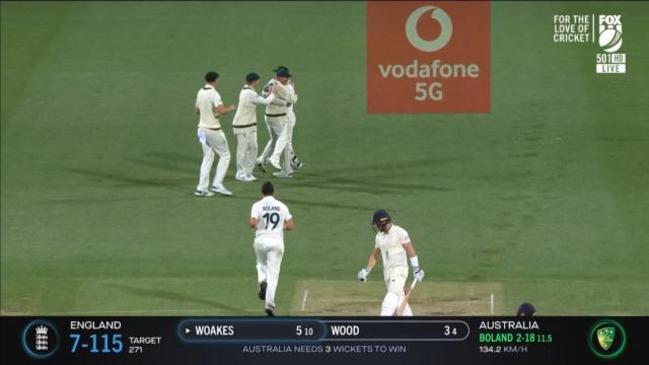 Wicket: England, Chris Woakes – 16 January 22