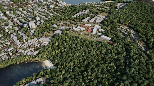 An artist's impression of the proposed revamped former Manly Hospital site. Picture: Supplied