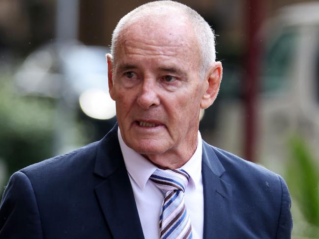 SYDNEY, AUSTRALIA - NewsWire Photos MAY 9, 2022:  Chris Dawson pictured as he arrives at the Supreme Court, Sydney CBD. Ex-Newtown Jets player and school teacher Chris Dawson was charged with murdering his wife Lynette in 1982.Picture: NCA NewsWire / Damian Shaw