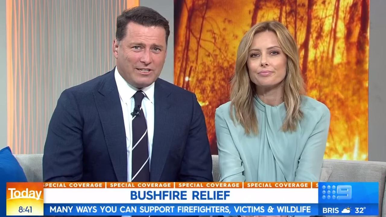 It’s just the latest blow for Today’s Karl Stefanovic and Allison Langdon. Picture: Channel 9/Today