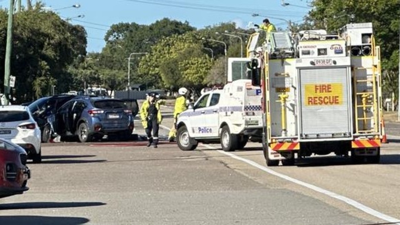 Driver flees scene of fiery traffic accident in Gulliver