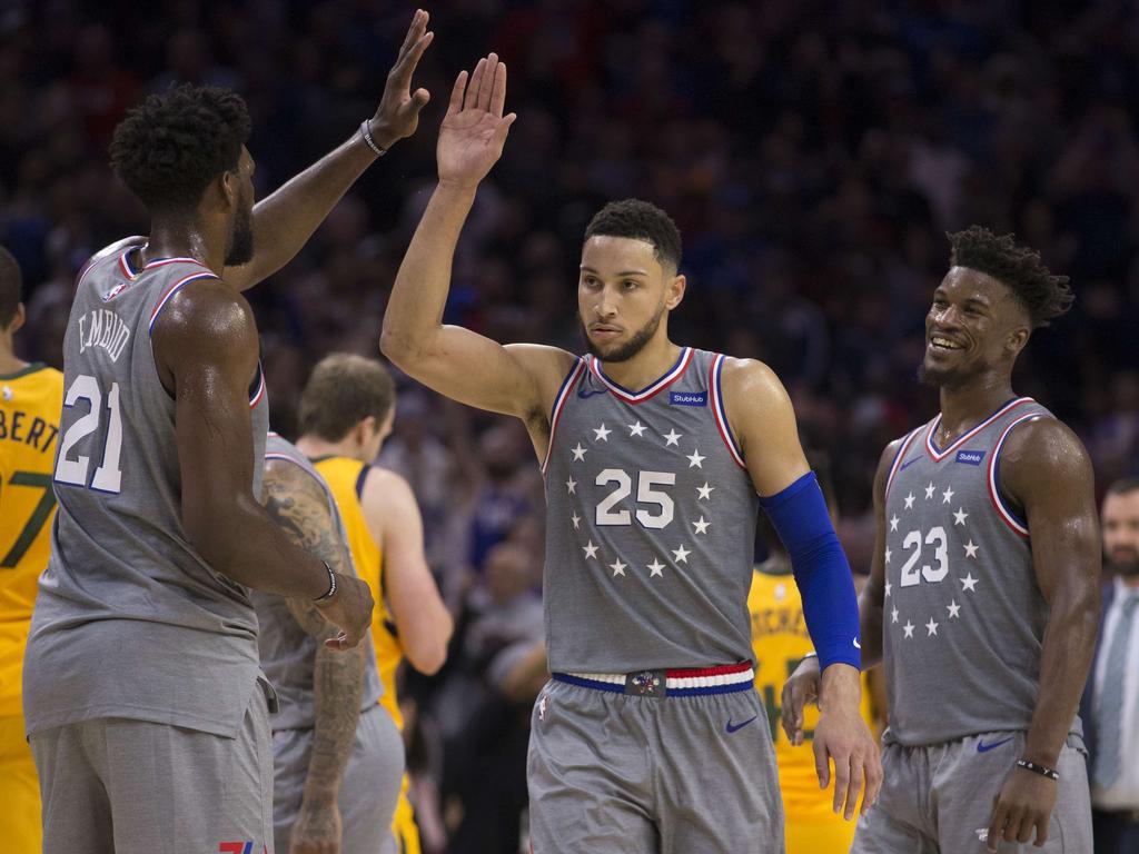 Ben Simmons was back to his best for the 76ers alongside big three teammates Joel Embiid and Jimmy Butler.