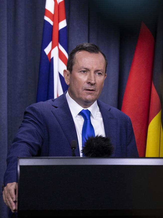 Western Australian Premier Mark McGowan. Picture: Getty