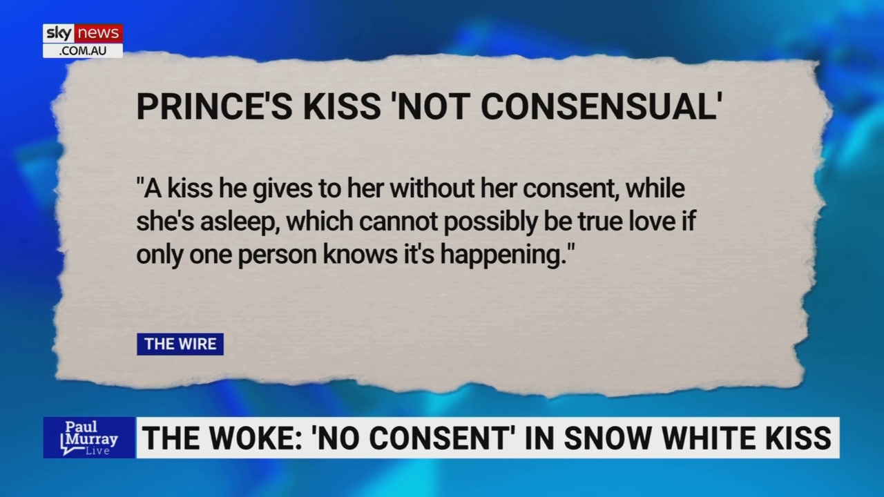 ‘Woke news’: complaints over consent in Snow White kiss