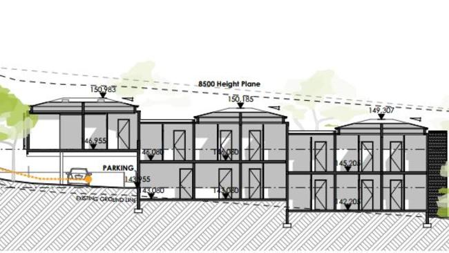 A representative of applicants said it did fit in with the area, was the same height as a house and had “residential scale”. Pictures from the application