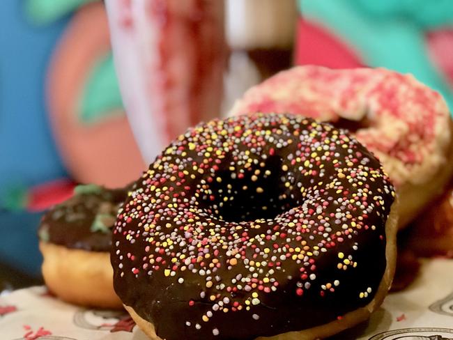 The yummy fresh doughnuts are a huge hit. Picture: Jenifer Jagielski