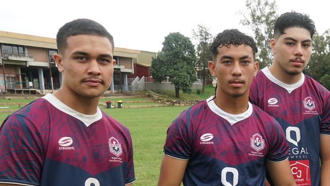 Brandon Tikinau (left), Jeriah Vagana (middle), Oliva Iaulualo (right).