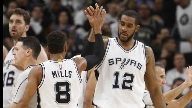 LaMarcus Aldridge believes the NBA is as unpredictable as it ever has been. Picture: Ronald Cortes/Getty Images/AFP.