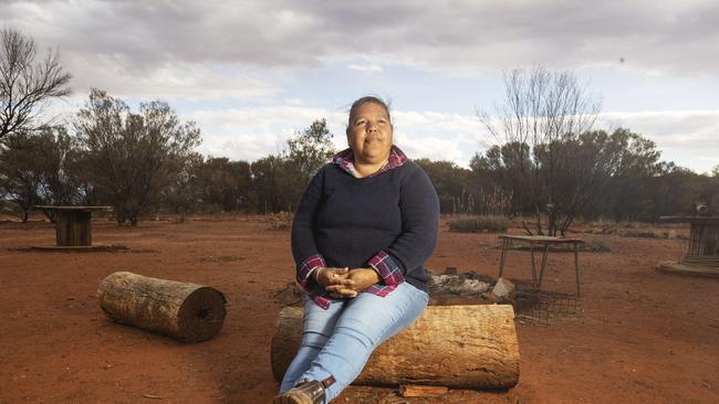 Walatina Station Traditional Owner Karina Lester wants a path forward for Mintabie. Picture Simon Cross