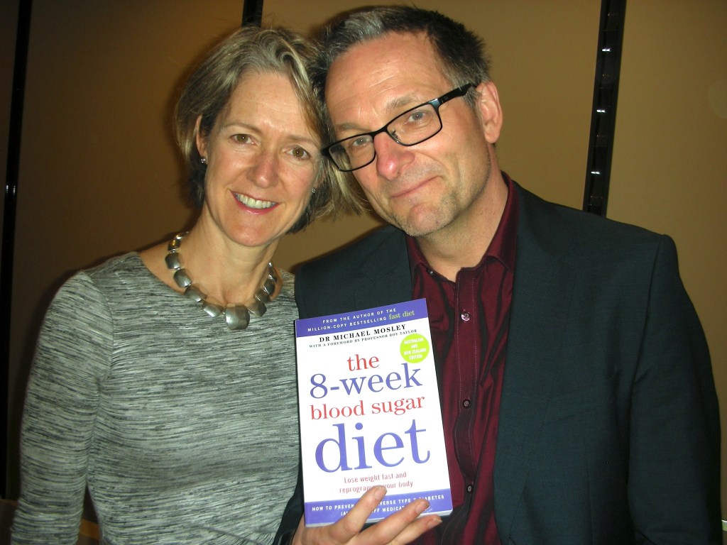 Wentworth Courier socials March 9 - 1.   Doyen of diets Dr Michael Mosley and wife Dr Clare Bailey. LARGER PIC