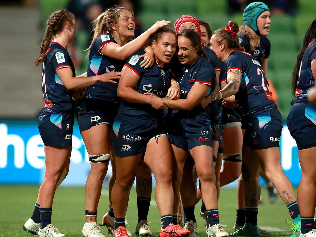 The Rebels have continued playing this season while in administration. Their women’s side played against Fiji this month. Picture: Getty Images