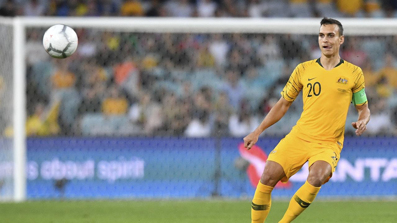 Trent Sainsbury starred for the Socceroos at the 2015 and 2019 Asian Cups and the 2018 World Cup. (AAP Image/Brendan Esposito)