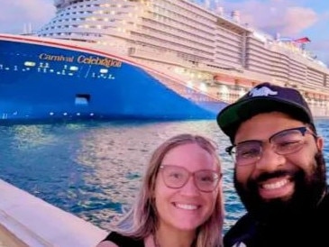 Monica Brzoska, 32, and Jorrell Conley, 36 travel the world cruising, renting out their home to pay for it. Picture: Instagram/(@life_by_any_means)