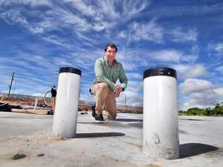 Glen Winney (Mging Dir. Win Construction) at Villas on Main building site in Urraween.Photo: Alistair Brightman. Picture: Alistair Brightman