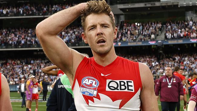 SydneyÃs Luke Parker  dejected after losing to the Brisbane Lions in the 2024 AFL Grand Final at the MCG on September 29, 2024. Photo by Phil Hillyard(Image Supplied for Editorial Use only - **NO ON SALES** - Â©Phil Hillyard )