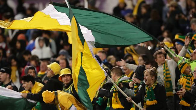 The Socceroos still draw big, passionate crowds to home games.