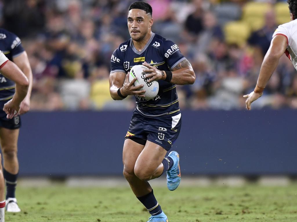 NRL 2022  North Queensland Cowboys centre Valentine Holmes might