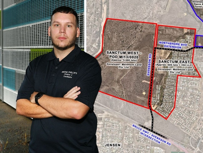 Cr Brodie Phillips on the development of a road