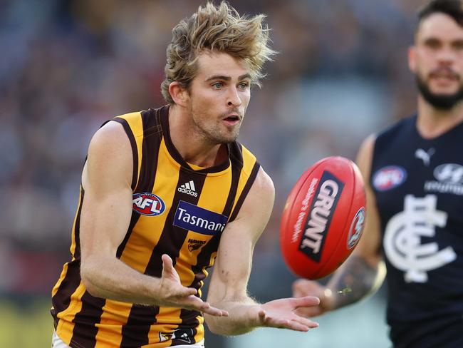 Can Oliver Hanrahan find a new home after he was dumped by the Hawks? Picture: Michael Klein