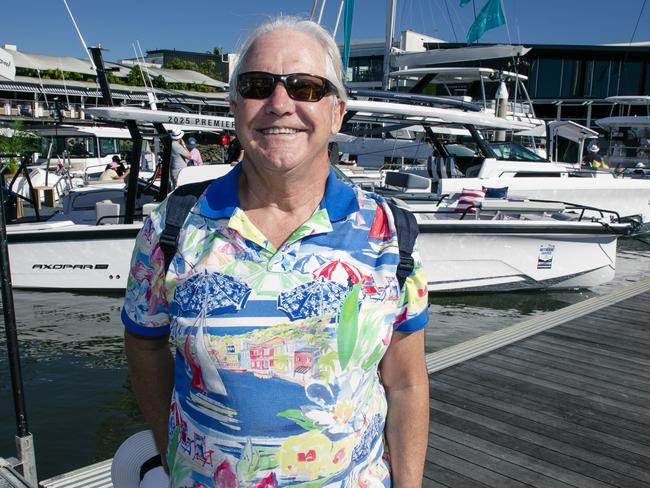 Laird Marshall at the Sanctuary Cove Boat Show. Picture: Glenn Campbell