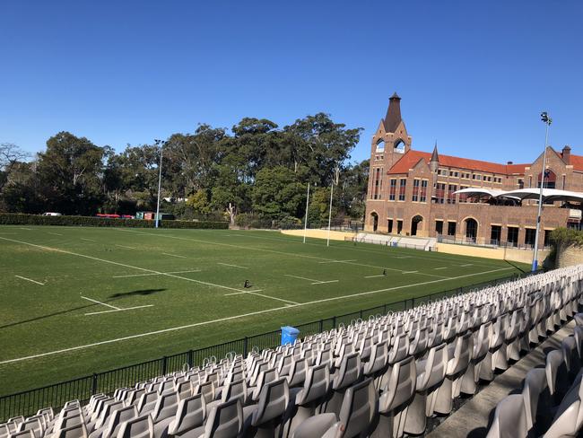 Knox Grammar School rugby field at Wahroonga.