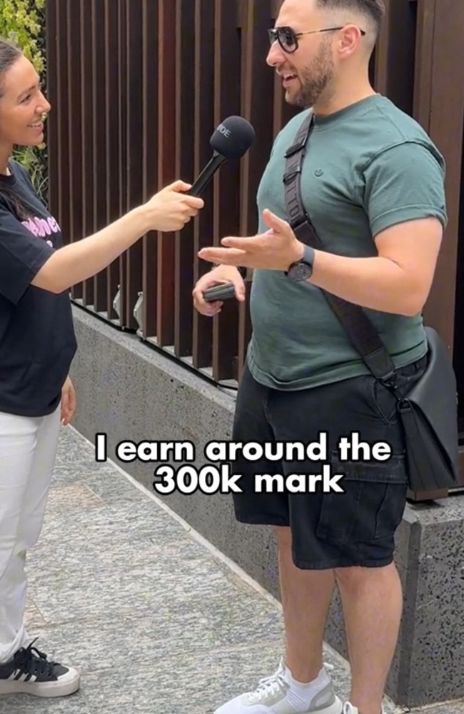 He claims to make around $300,000. Picture: TikTok/getahead.app