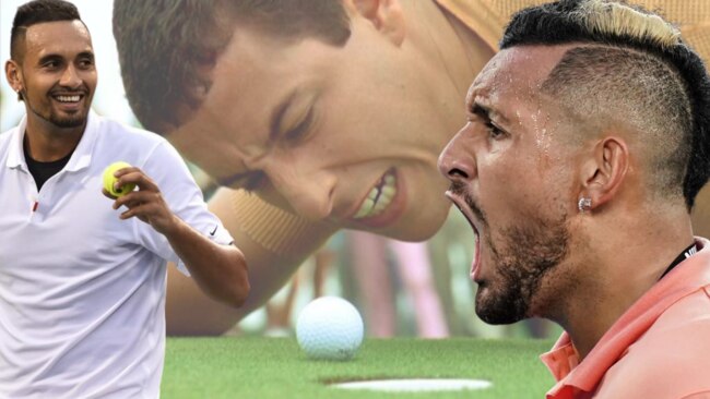 Not sure if Nick Kyrgios or Happy Gilmore?