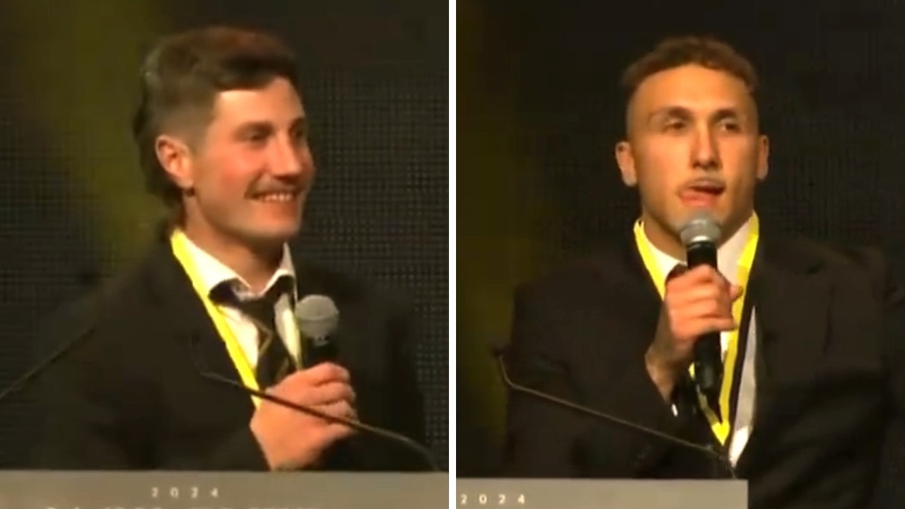 Richmond premiership players’ ‘farewell’ speeches fall flat