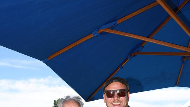 MELBOURNE, AUSTRALIA - MARCH 2 2024 Marty and Frank Attend the Wangaratta Cup Picture: Brendan Beckett