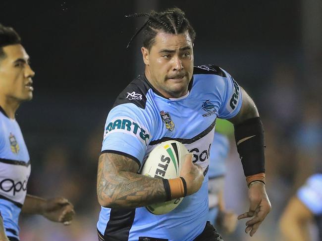 Andrew Fifita has thrived being the Sharks’ main man. Picture: Getty Images