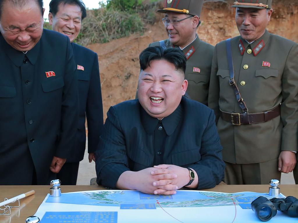 North Korean leader Kim Jong-un has been the subject of rumours about his health lately. Picture: KCNA