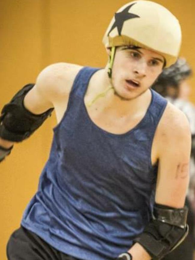 Patrick Bell played high-level roller derby.