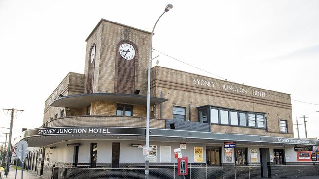 Police allege one of the teenagers punched a male employee at Sydney Junction Hotel. Picture: Troy Snook