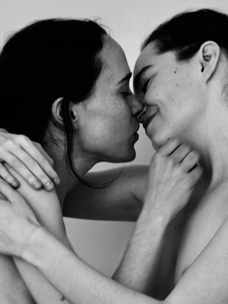 Elliot Page and Emma Portner.