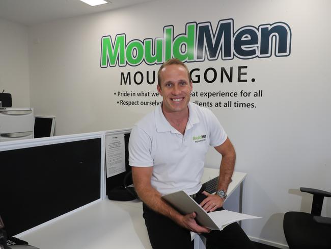 Mould Men owner Gerard Murtagh at his Molendinar office. Picture Glenn Hampson