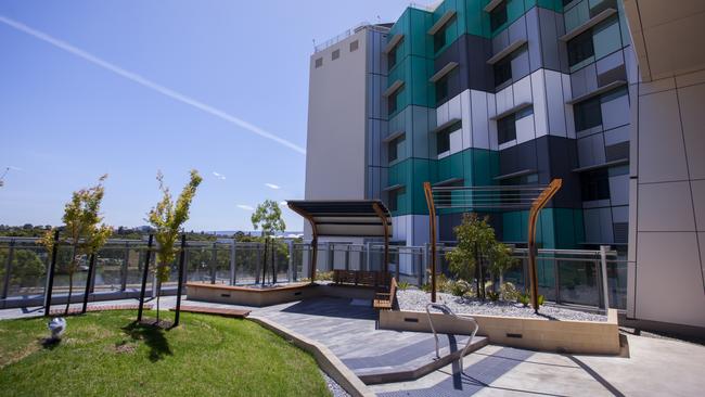 One of the many courtyards around the new RAH.