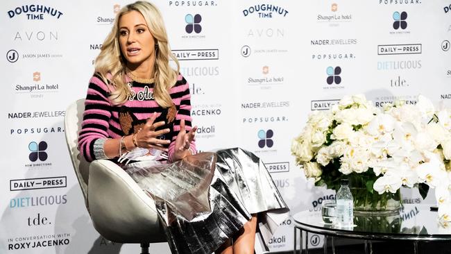 ROXY Jacenko has revealed she has been diagnosed with breast cancer just three weeks after husband Oliver Curtis was jailed for insider trading. Picture: Supplied.