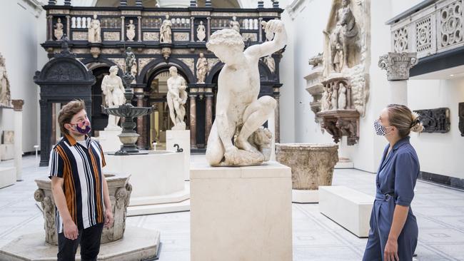 The galleries in the newly reopened Victoria and Albert Museum in London. Picture: Getty Images