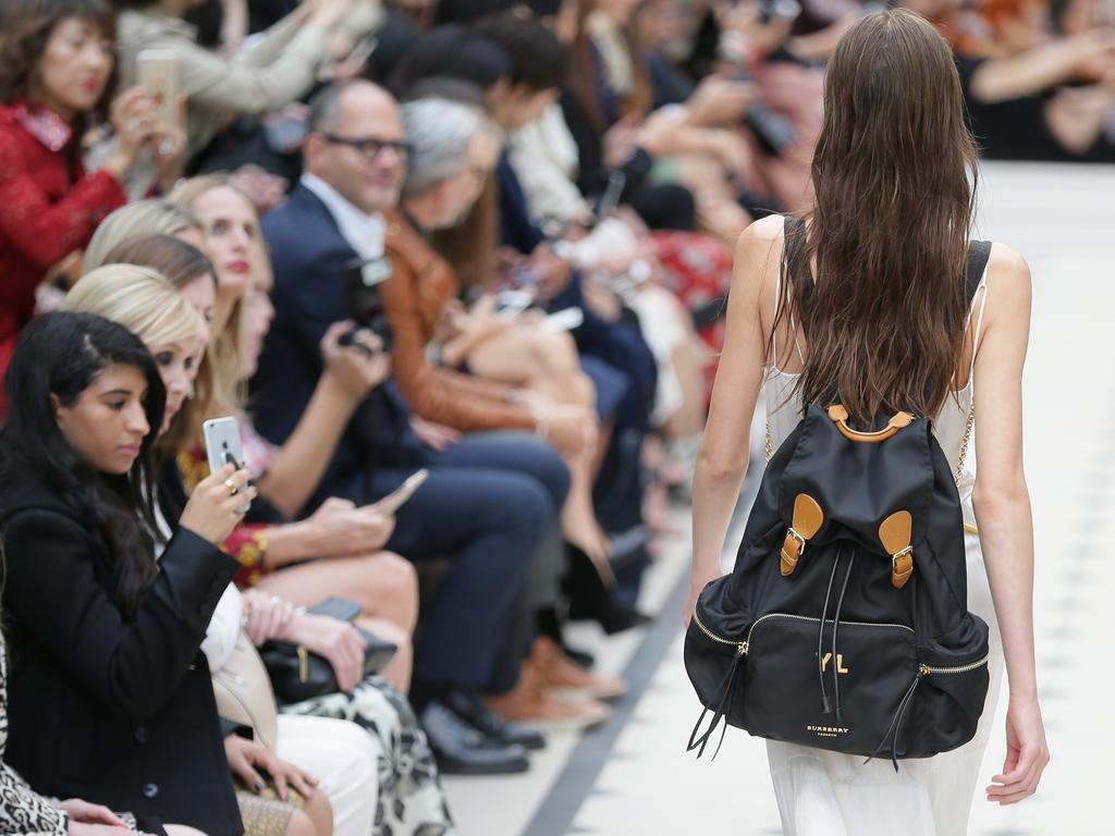 Burberry Draws Ultimate A List Front Row The Advertiser