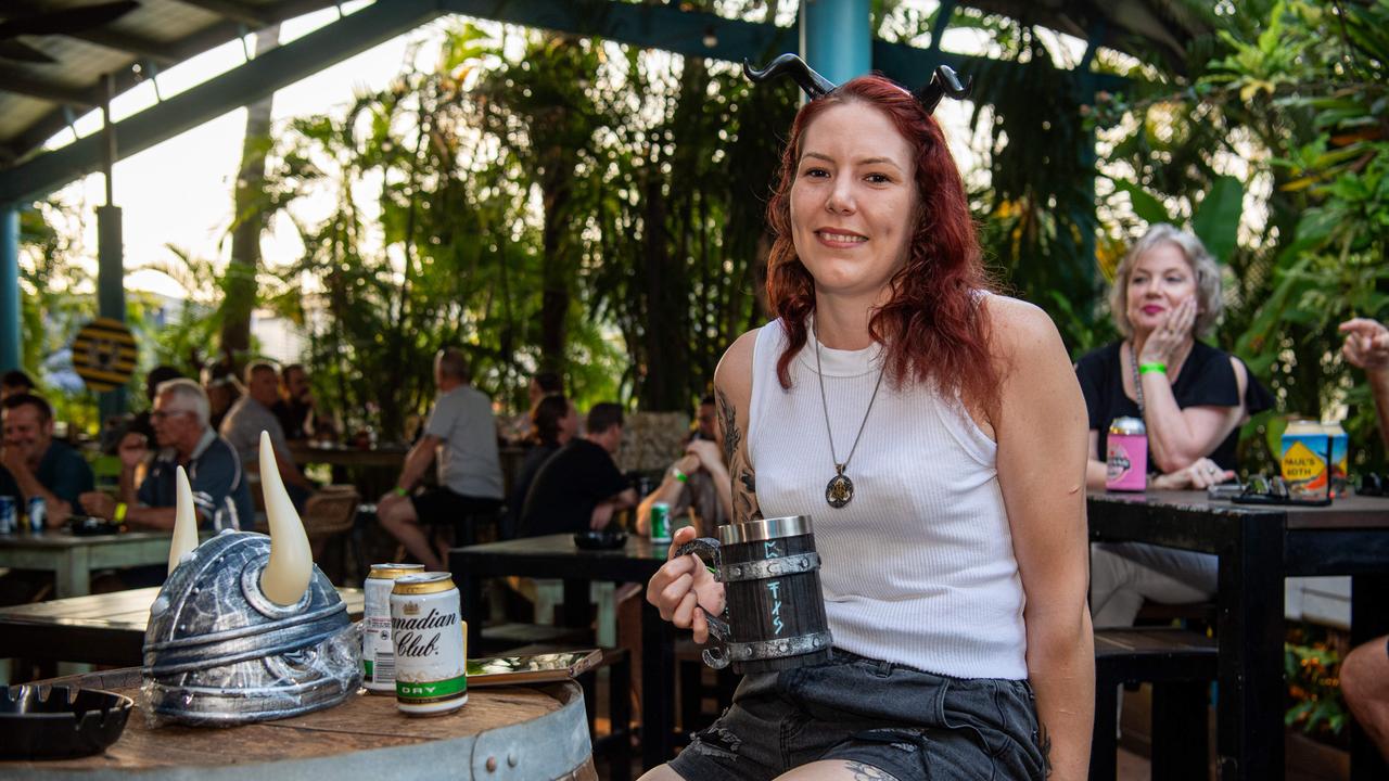 Brianna Gless at the 2024 Dinah Beach Viking Funeral. Picture: Pema Tamang Pakhrin