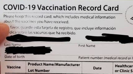 Fraudulent vaccination certificate. Source: Kaspersky