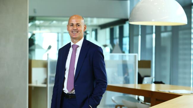 26/02/218. QBE Boss Pat Regan at their Sydney headquarters after announcing full year results. Britta Campion / The Australian