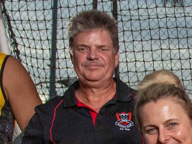 The 2020 Hockey season is coming to a close with the final teams ready to face off for the finals. Captains and coaches are pictured at Marrara Hockey Stadium.Back row from left:Des Abbott (Nightcliff), Mark Davis (Commerce-PINT), Rebecca Davey (Waratah), Rob Smart (Nightcliff).Front row from left: Stacey Luck (Commerce-PINT, Chantrelle Carey (Waratah), Patrick Clapp (Easts).Picture: Che Chorley