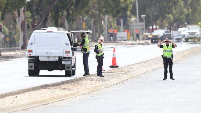 Police are investigating and no charges have been laid as of Wednesday afternoon in relation to the incident. Picture: Alan Barber