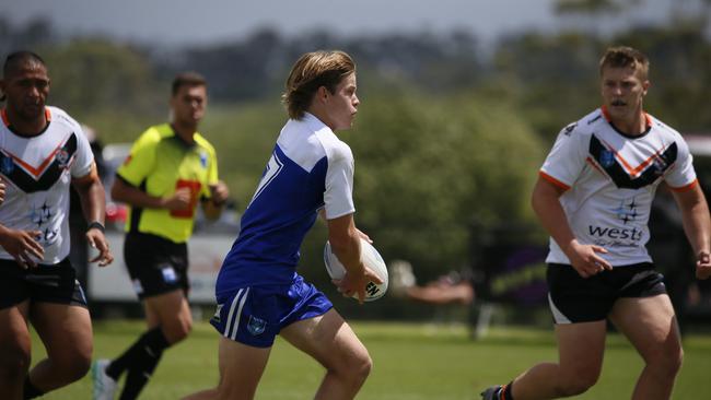 Toby Batten in action for the North Coast Bulldogs against the Macarthur Wests Tigers during round two of the Laurie Daley Cup at Kirkham Oval, Camden, 10 February 2024. Picture: Warren Gannon Photography