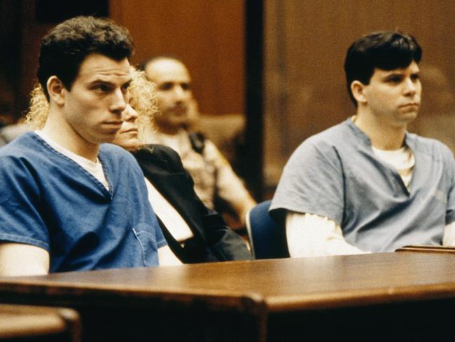 The brothers during their original trial. Picture: Getty Images