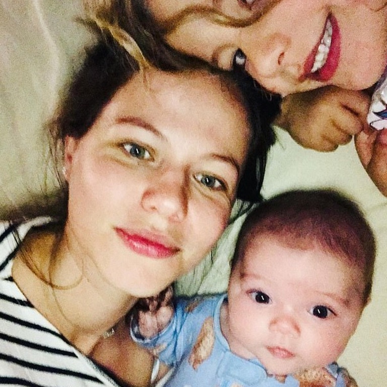 Tammin Sursok and her baby
