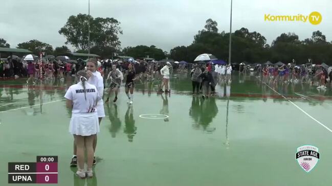 Replay: Netball Queensland State Age Titles - Redcliffe Red v Underwood Park Black (U14)