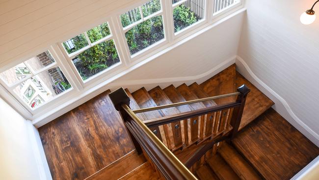 The original staircase inside Lilydale House.